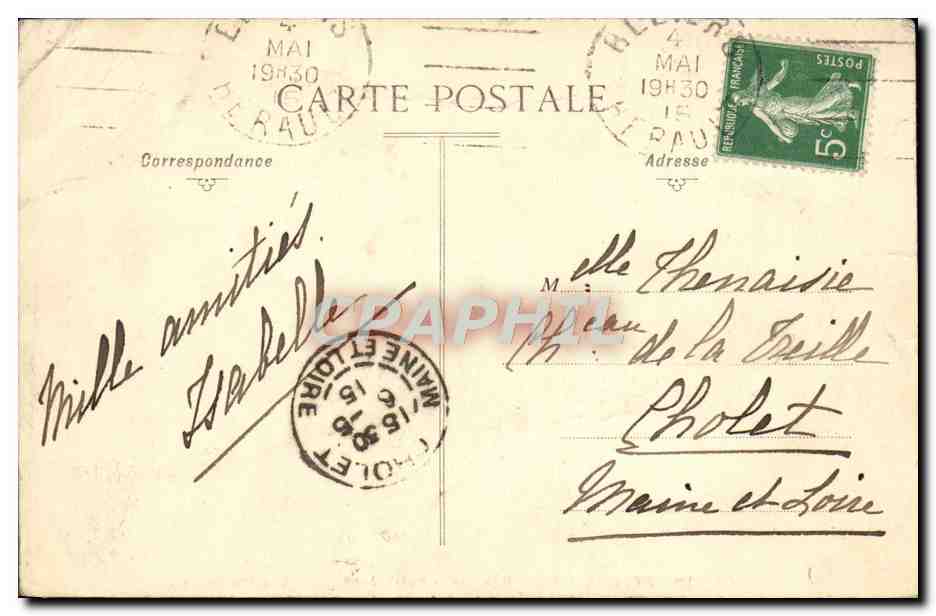 CPA Beziers Saint Nazaire Saint Jacques Les Casernes — Verso
