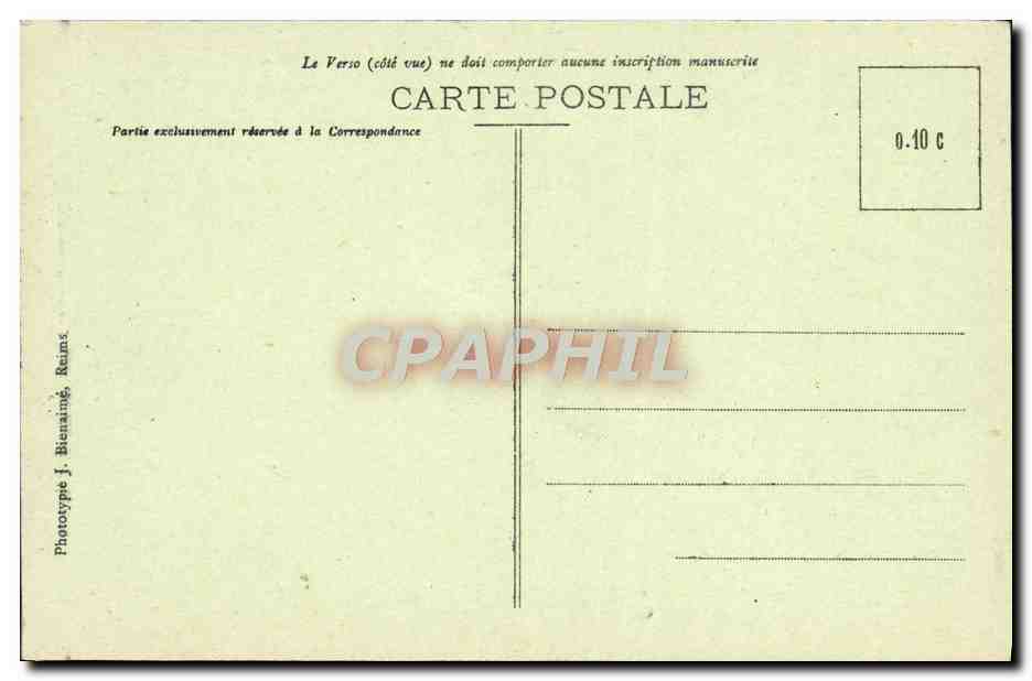 CPA N D Du Marillais Interieur De La Chapelle — Rückseite