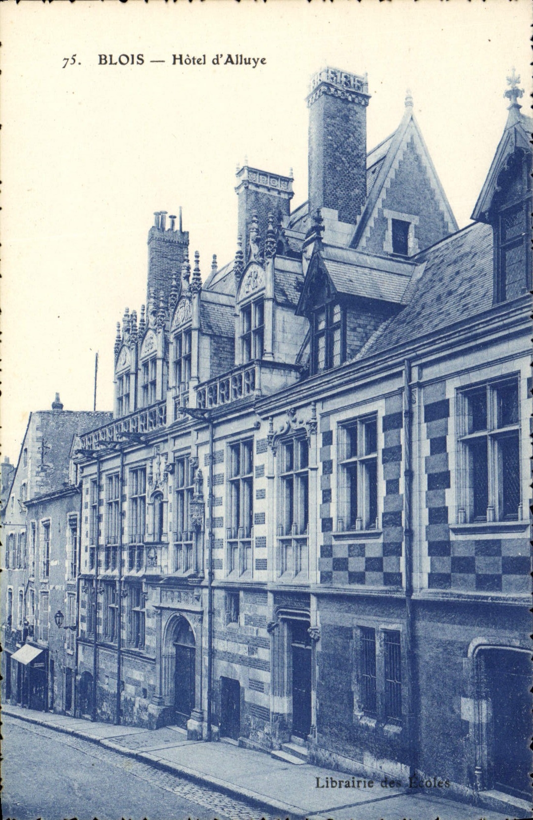 CPA Blois Hotel d'Alluye