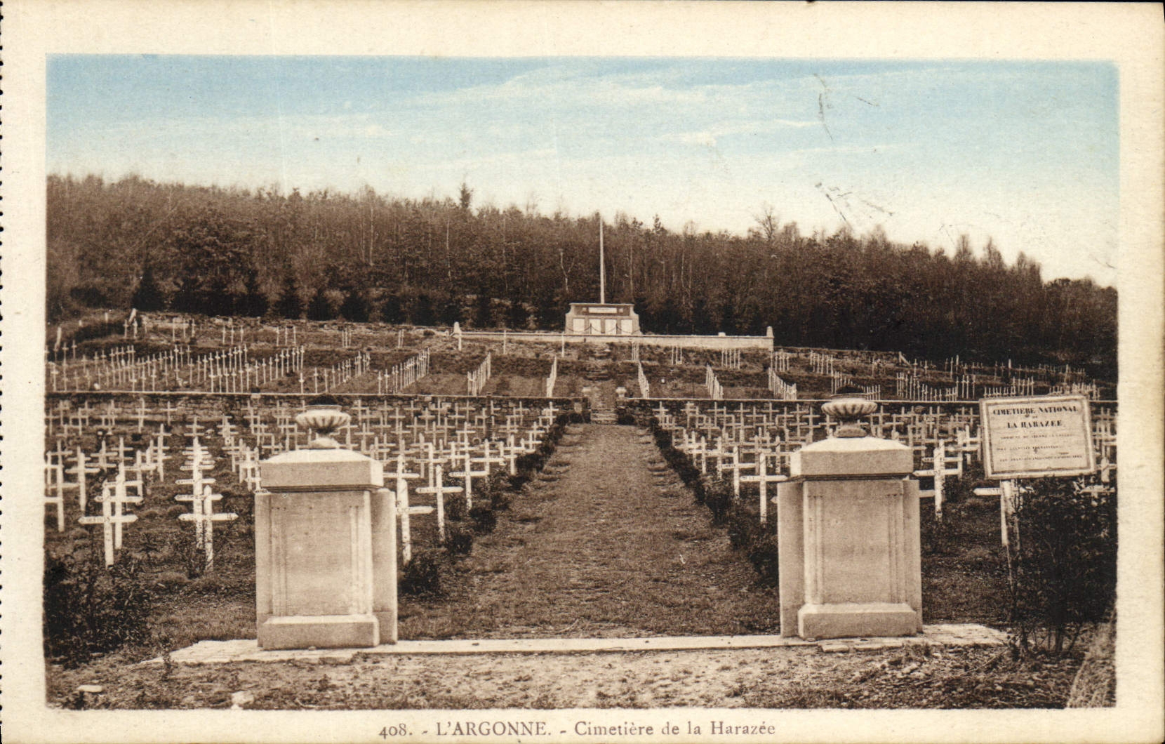 Cimetière national de la Harazée — Argonne — 408