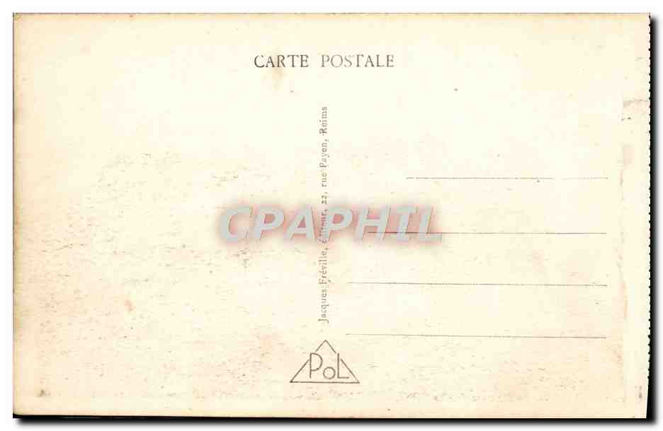 CPA Les Monts De Champagne Le Mont Cornillet Militaria — Rückseite