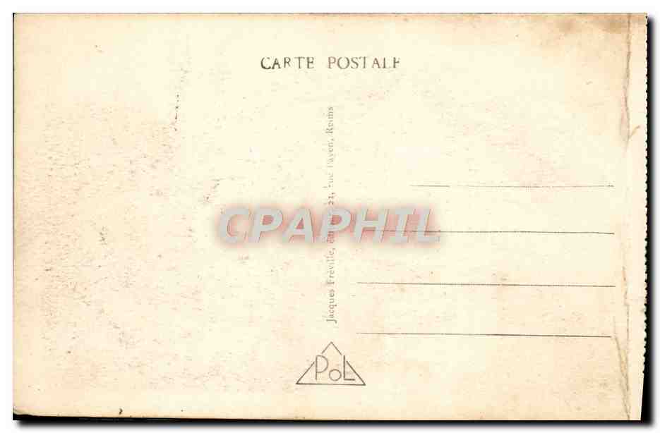 CPA Entree Du Fort De La Pompelle Militaria — Rückseite