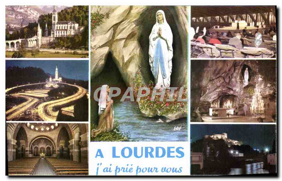 CPM A Lourdes Ai Prie Pour Vous