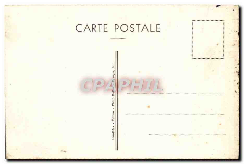 CPA Le Chateau Des Rois Greuse — Verso