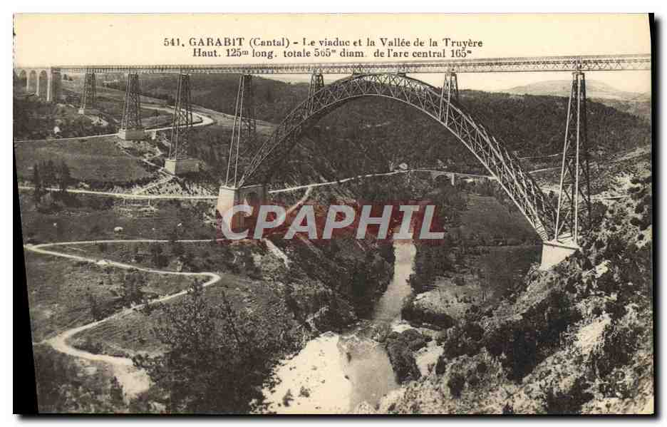 CPA Garabit Le Viaduc Et La Vallee De La Truyere 