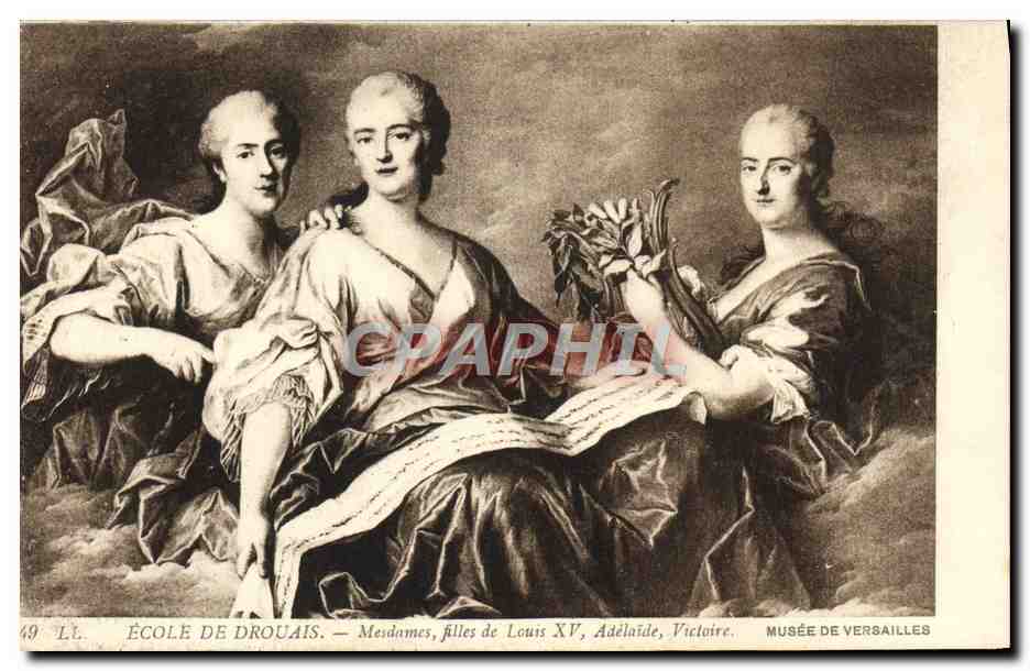 CPA Ecole De Drouais Mesdames Filles De Louis XV Musee De Versailles