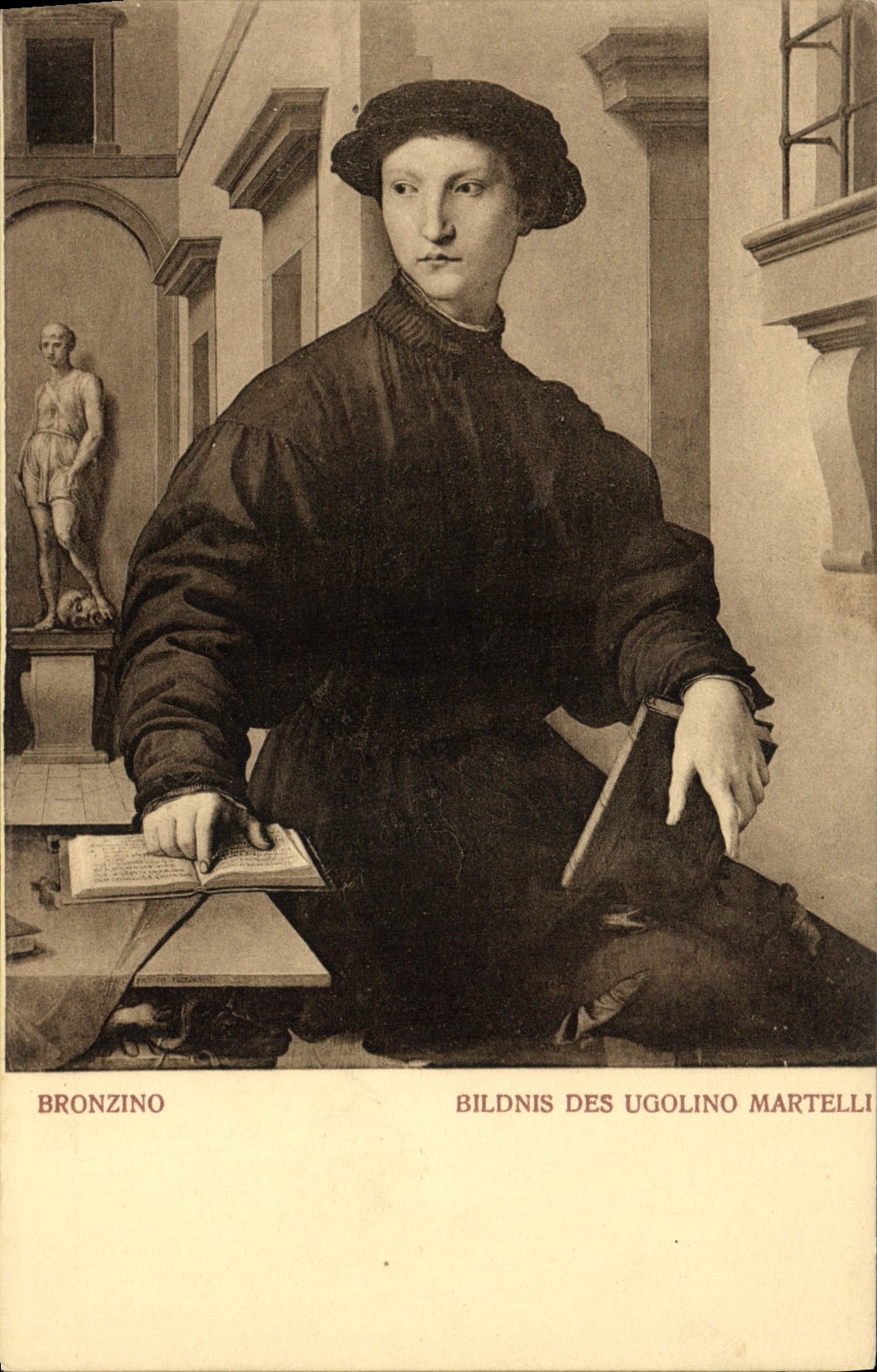 CPA Bronzino Bildnis Des Ugolino Martelli