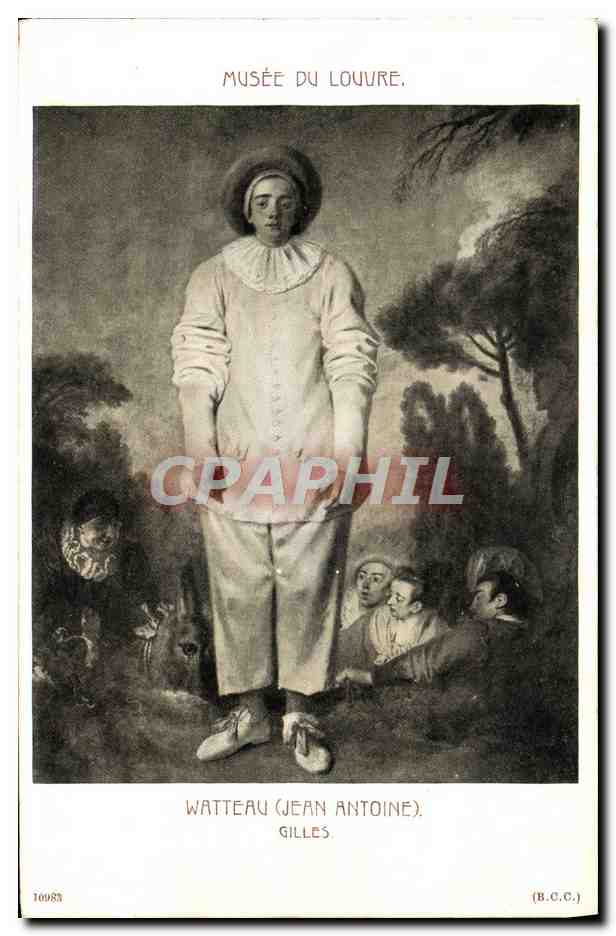 CPA Musee Du Louvre Watteau Gilles Paris
