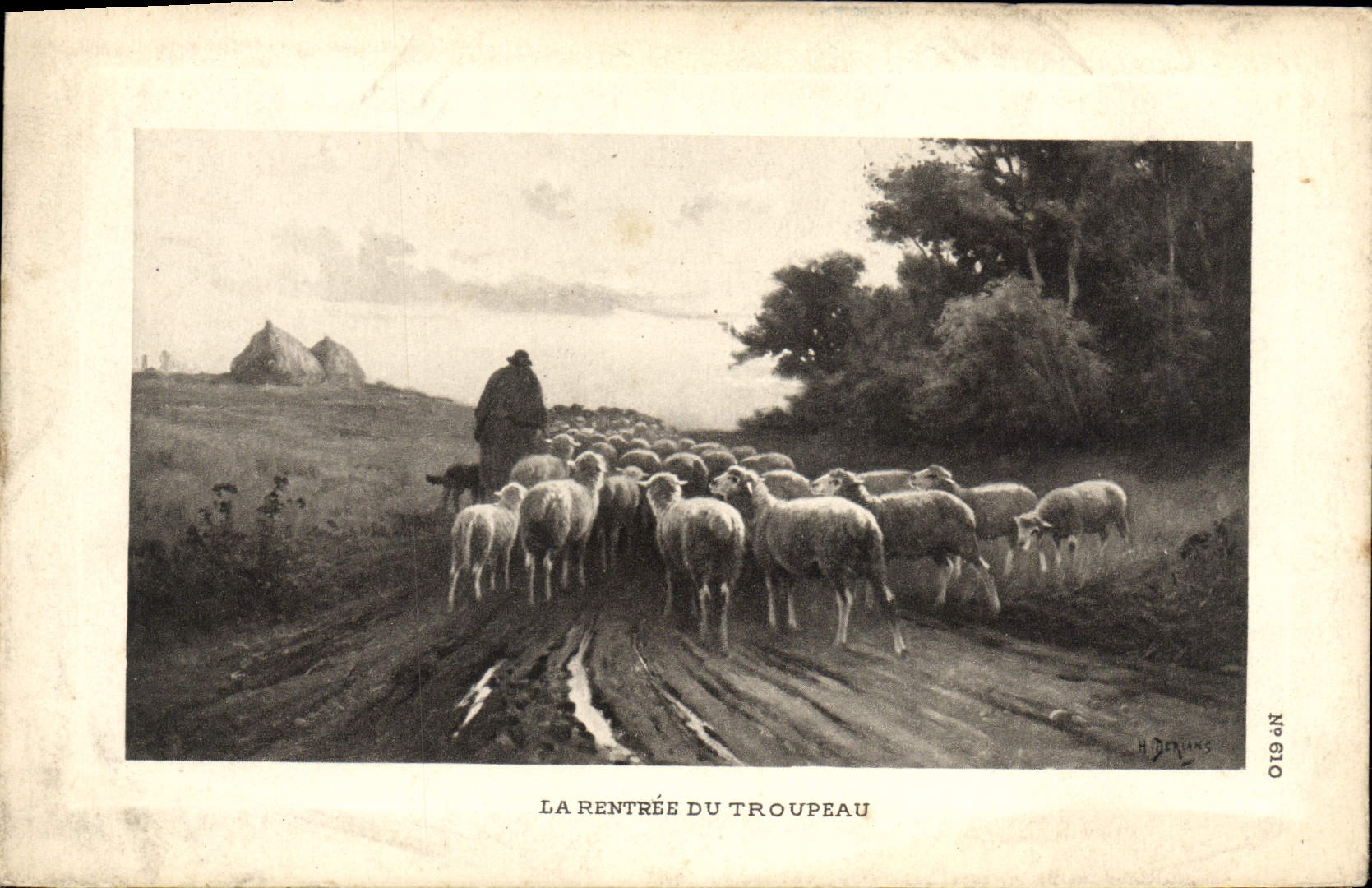 CPA La Rentree Du Troupeau