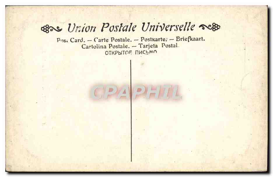 CPA Dawant Portait De M XMusee Du Luxembourg Paris — Verso