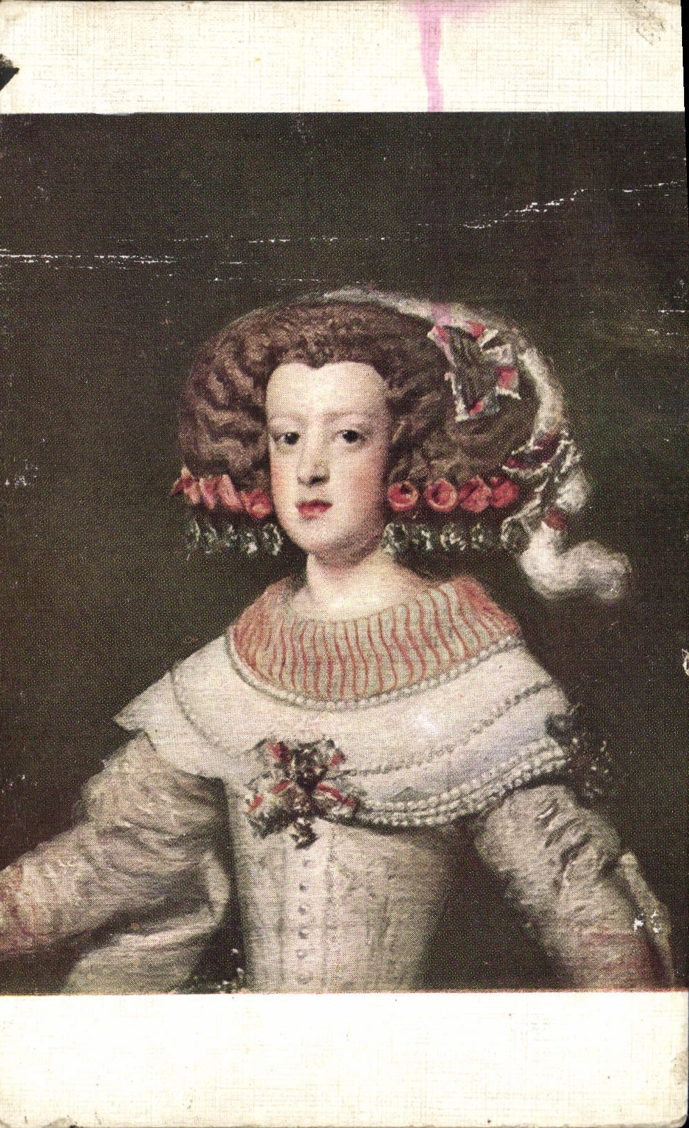 Portrait de Marie-Thérèse — par Diego Rodríguez de Silva y (1590-1660) — Musée du Louvre, École Espagnole, série 1735