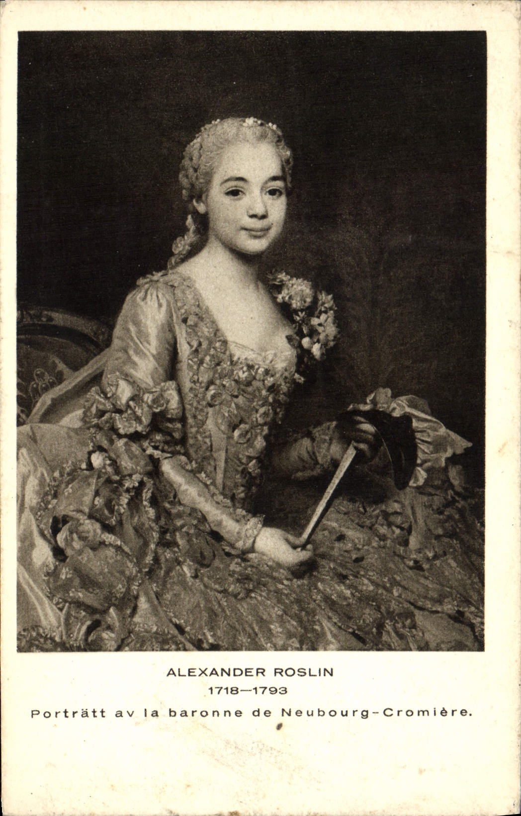 CPA Alexander Roslin Portrait Av La Baronne De Neubourg Cromiere