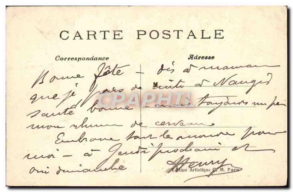 CPA Breton La Benediction Des Bles Musee Du Luxembourg — Verso