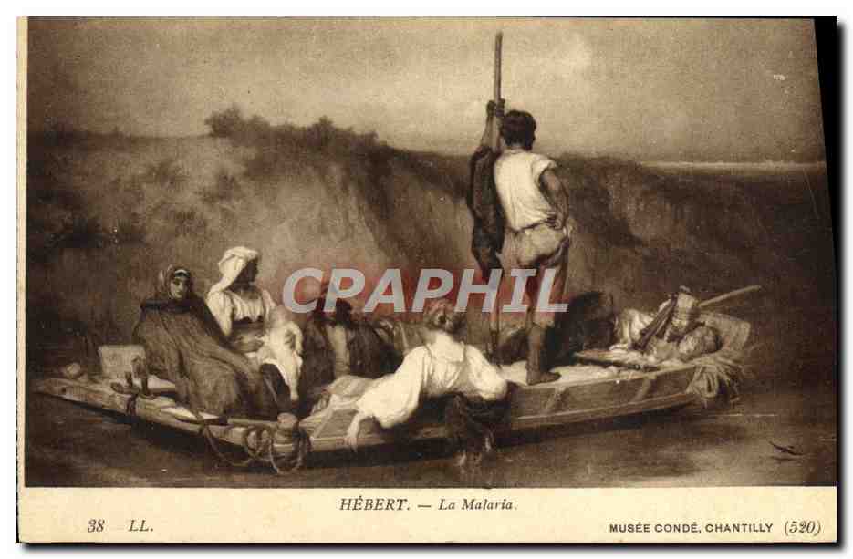CPA Hebert La Malaria Musee Conde Chantilly