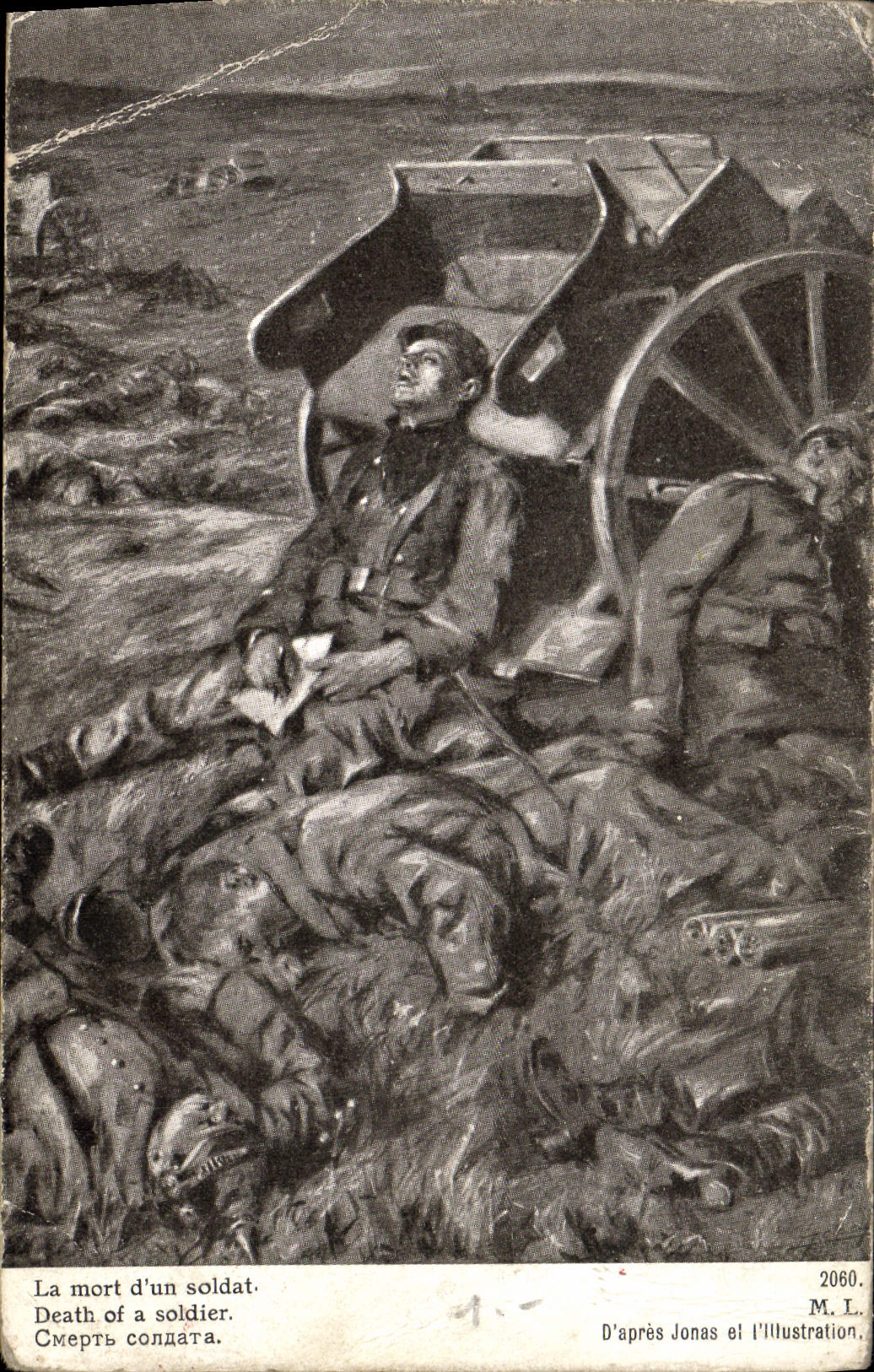 La mort d'un soldat — D'après Jonas et l'Illustration — n° 2060