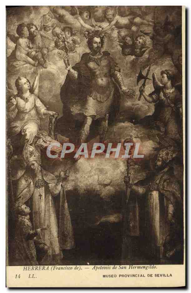 CPA Herrera Apoteosis De San Hermengildo Museo Provincial De Sevilla