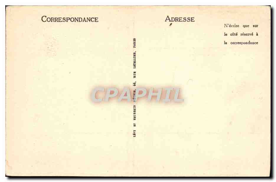 CPA Musee Du Louvre Tireur d'Epine — Rückseite
