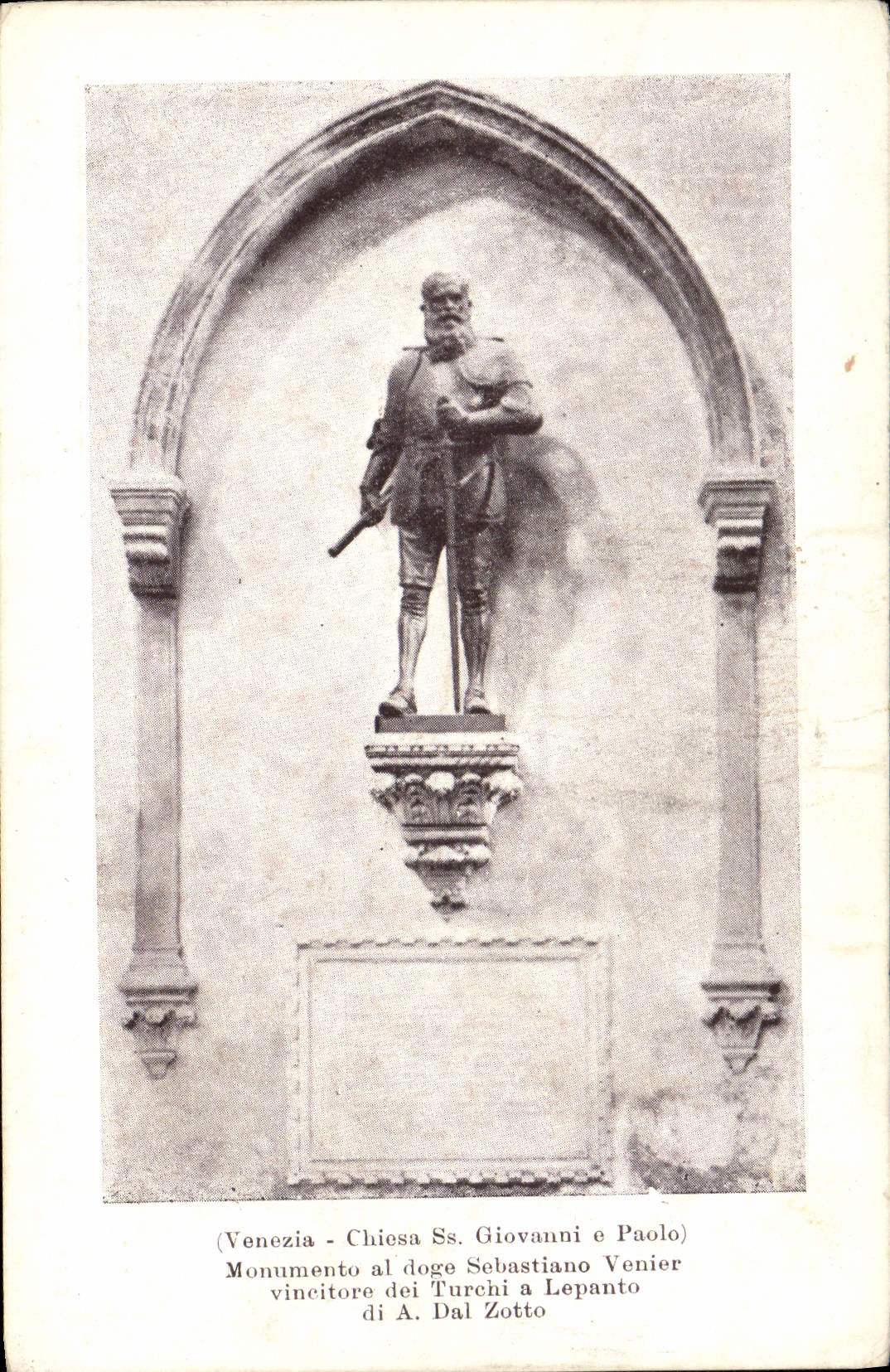 CPA Venezia Monumento Al Doge Sebastiano Venier