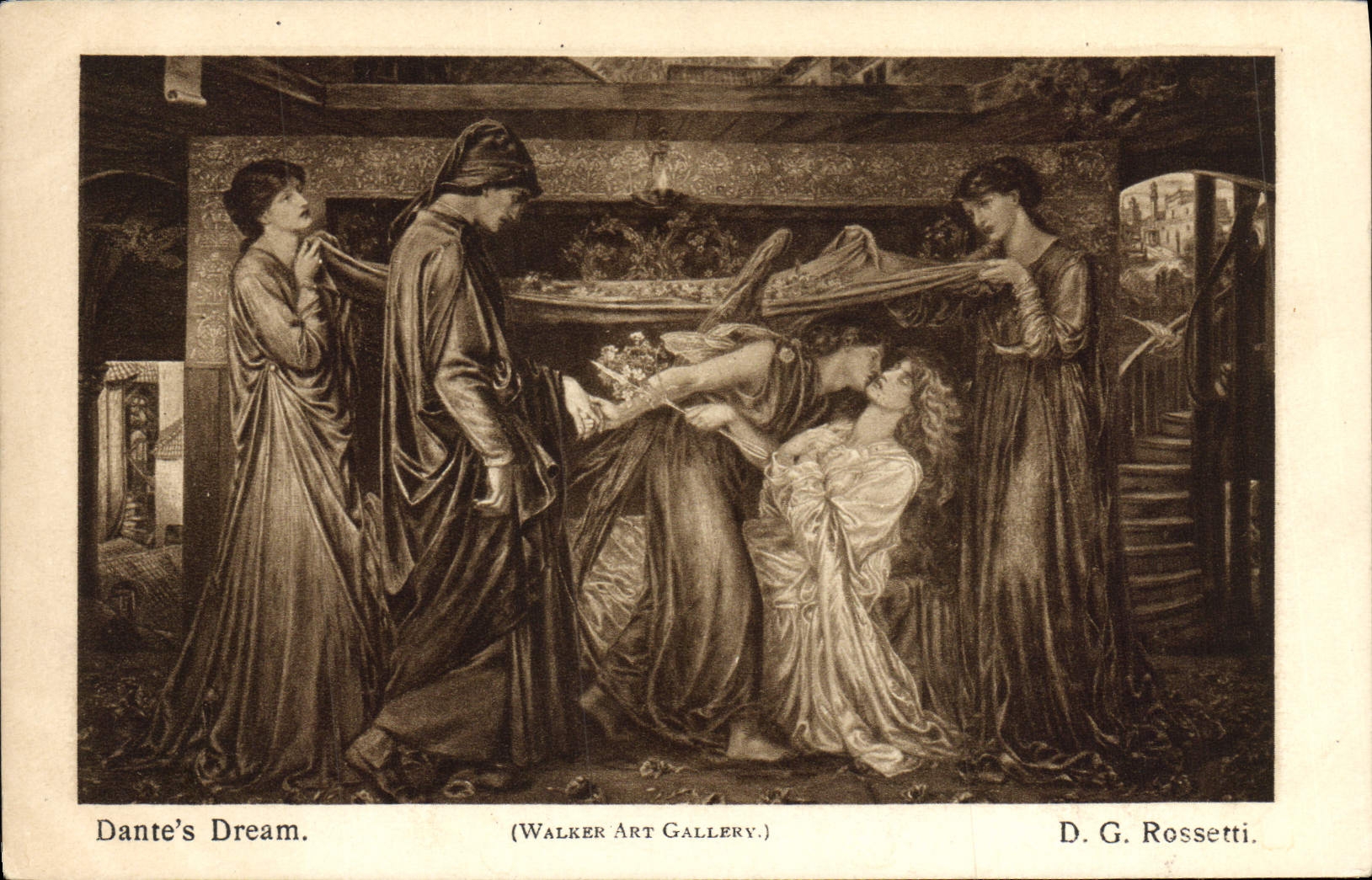 Dante's Dream — (Walker Art Gallery) — D. G. Rossetti