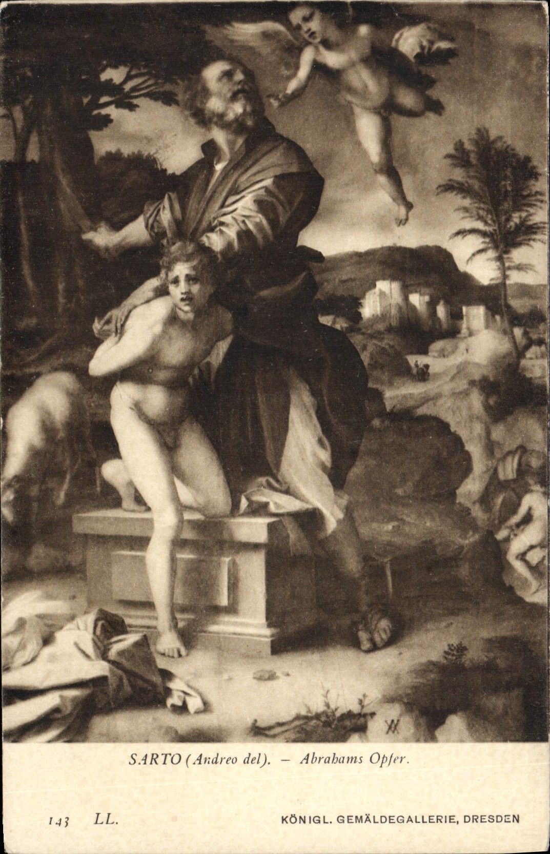CPA Sarto Abrabams Opfer Dresden