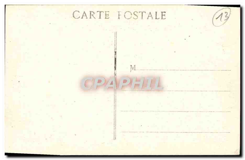 CPA Marseille N De La Garde — Verso
