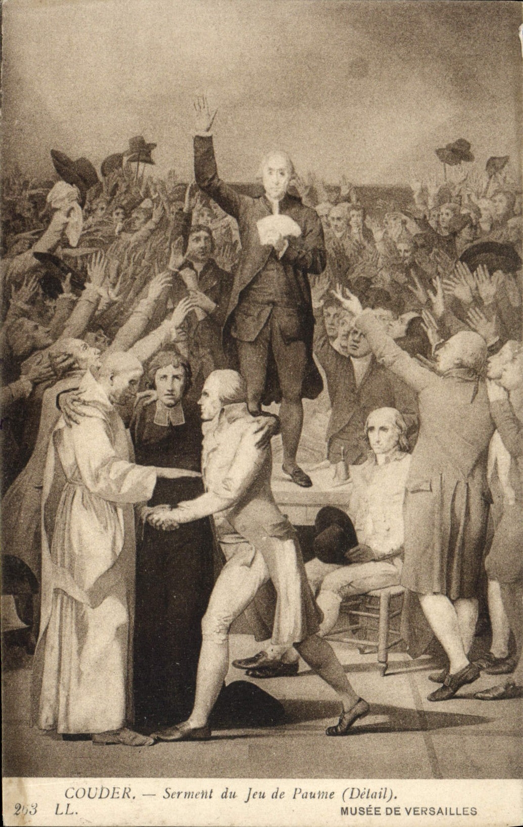 CPA Couder Serment Du Je De Paume Musee Du Versailles