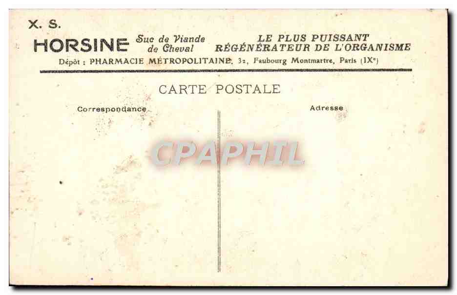 CPA Couder Serment Du Je De Paume Musee Du Versailles — Rückseite