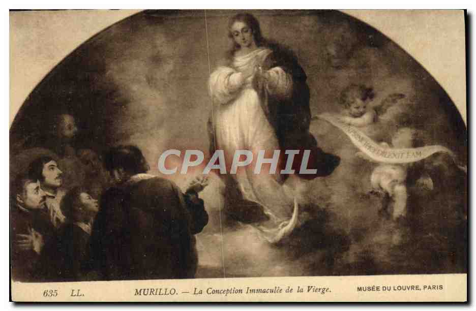 CPA Murillo La Conception Immaculee De La Vierge Musee Du Louvre Paris