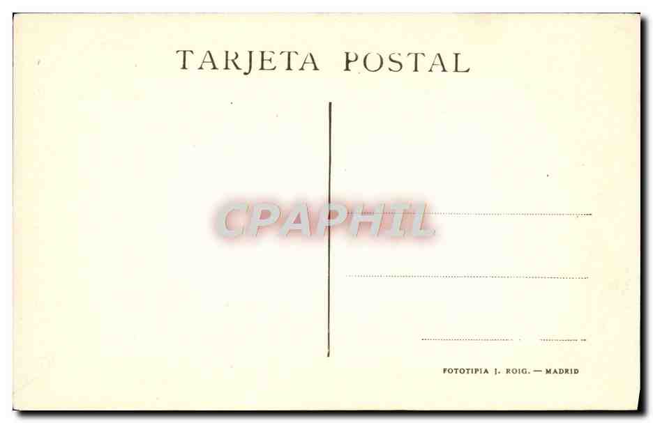 CPA Ribera El Entierro De Cristo Museo del Prado — Verso