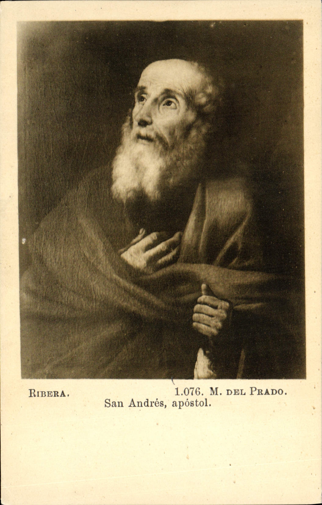 CPA Ribera San Andres Apostol Museo del Prado