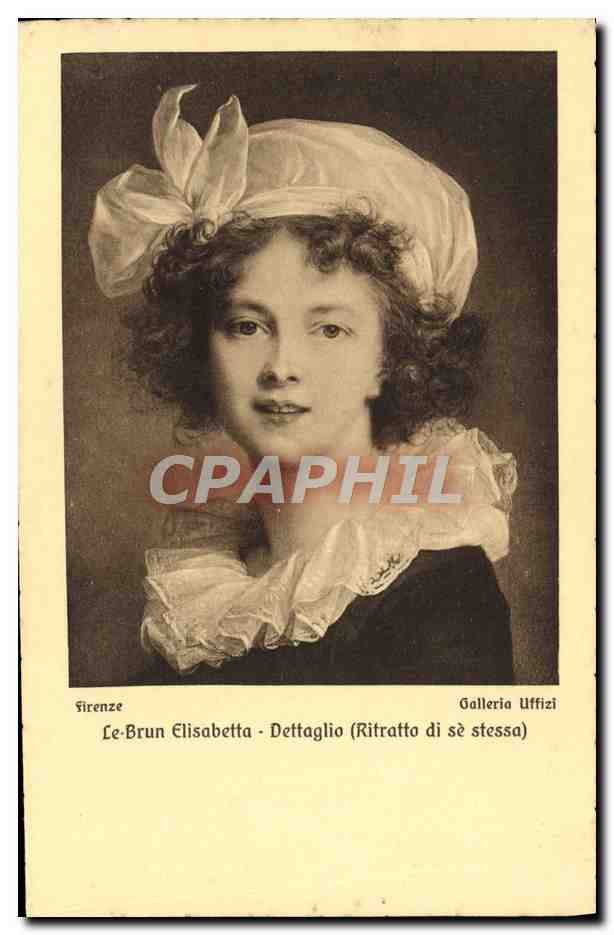 CPA Firenze Le Brun Elisabetta Dettaglio