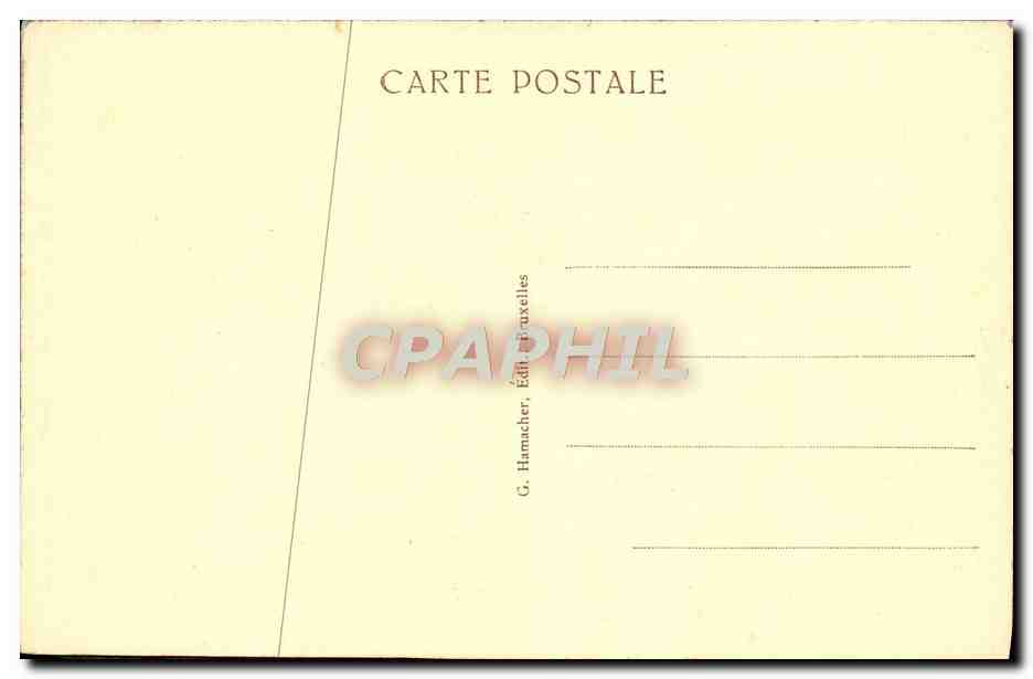 CPA Bruges Musee Communal Memling Le Donateur Guillaume Moreel — Verso