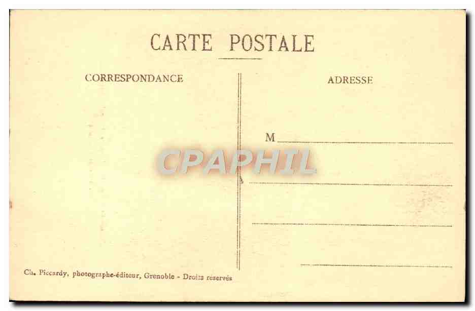 CPA Musee De Grenoble Fragonard Tete de vieillard — Verso