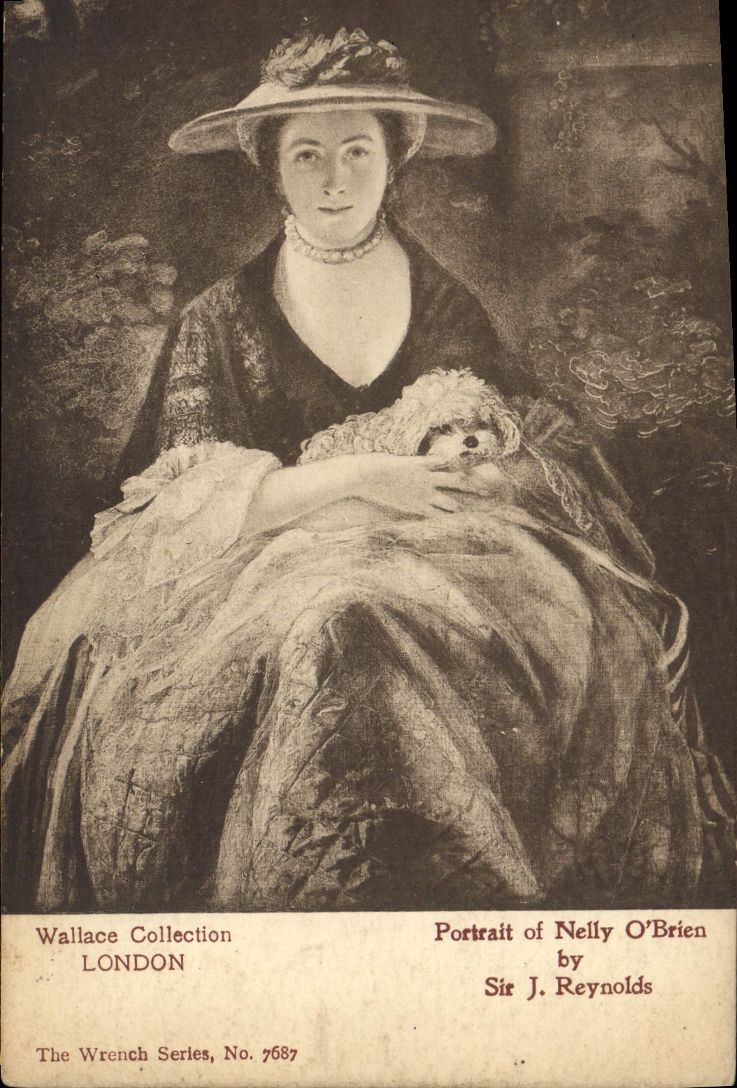 CPA Wallace Collection London Portrait of Nelly O Brien Sir J Reynolds