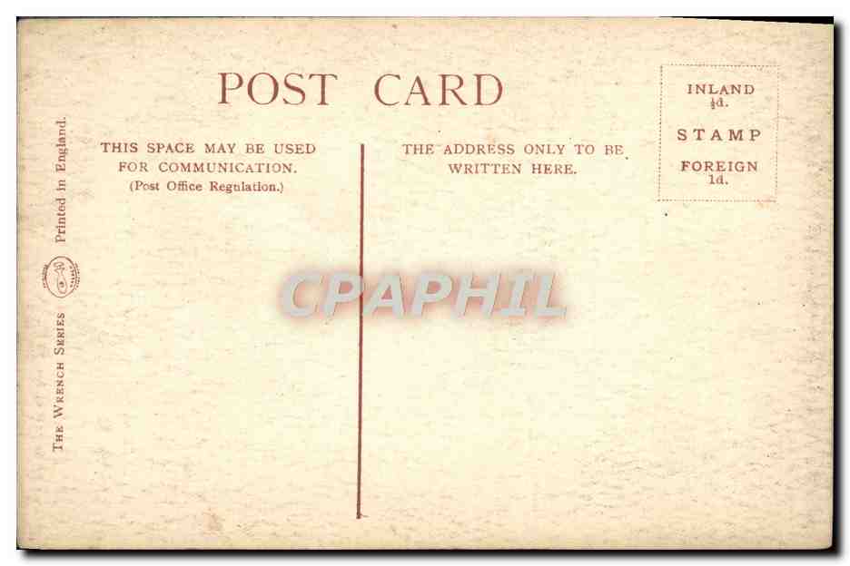 CPA Wallace Collection London Portrait of Nelly O Brien Sir J Reynolds — Verso