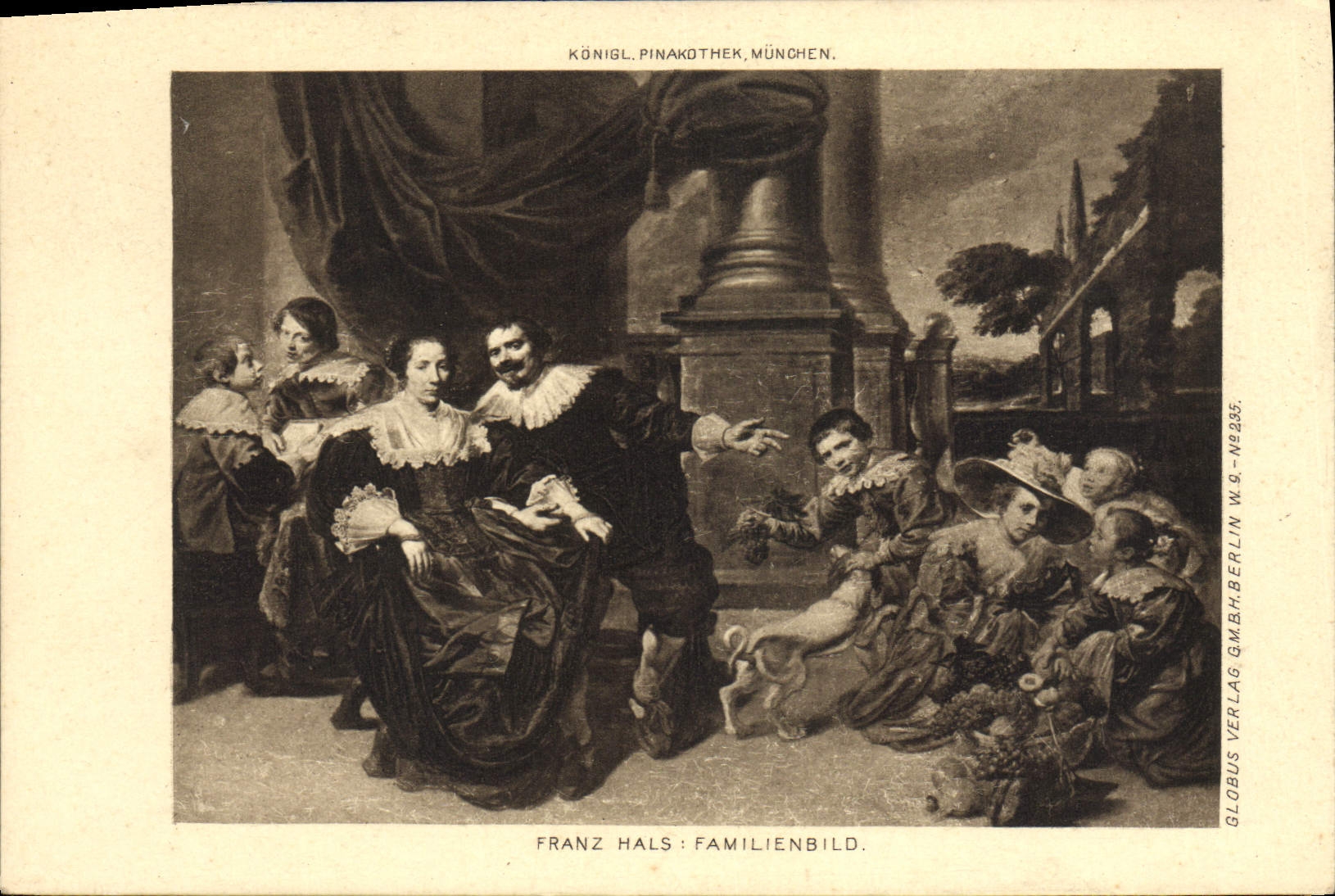CPA Franz Hals Familienbild Munchen