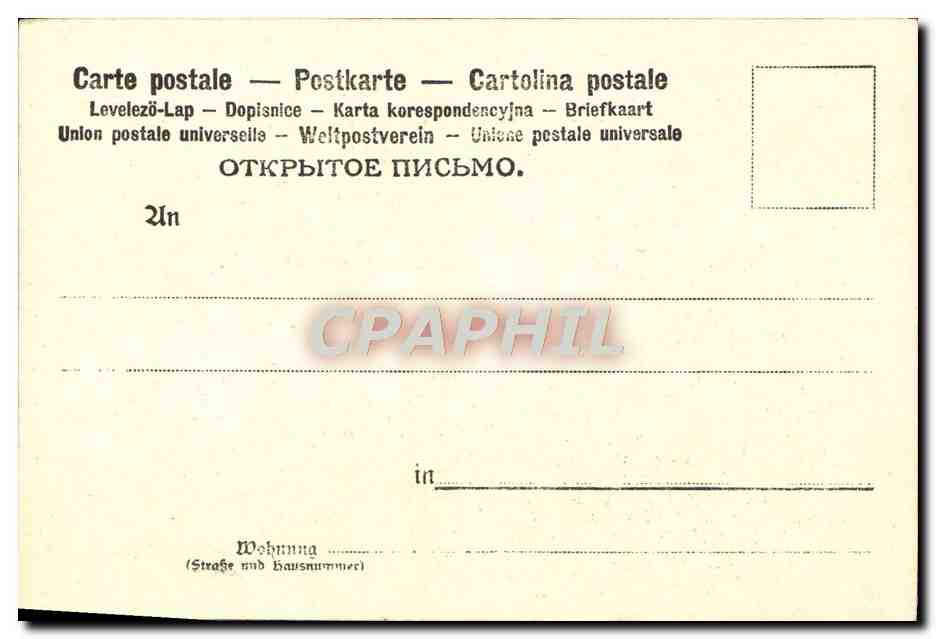 CPA Franz Hals Familienbild Munchen — Verso