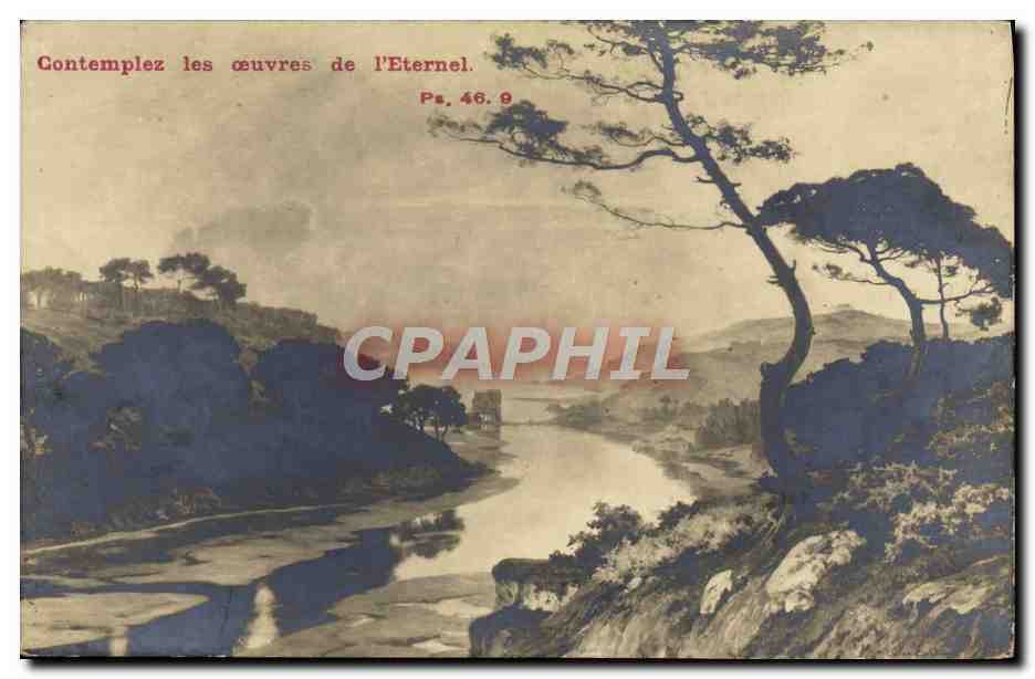 CPA Contemplez Les Oeuvres De L'Eternel