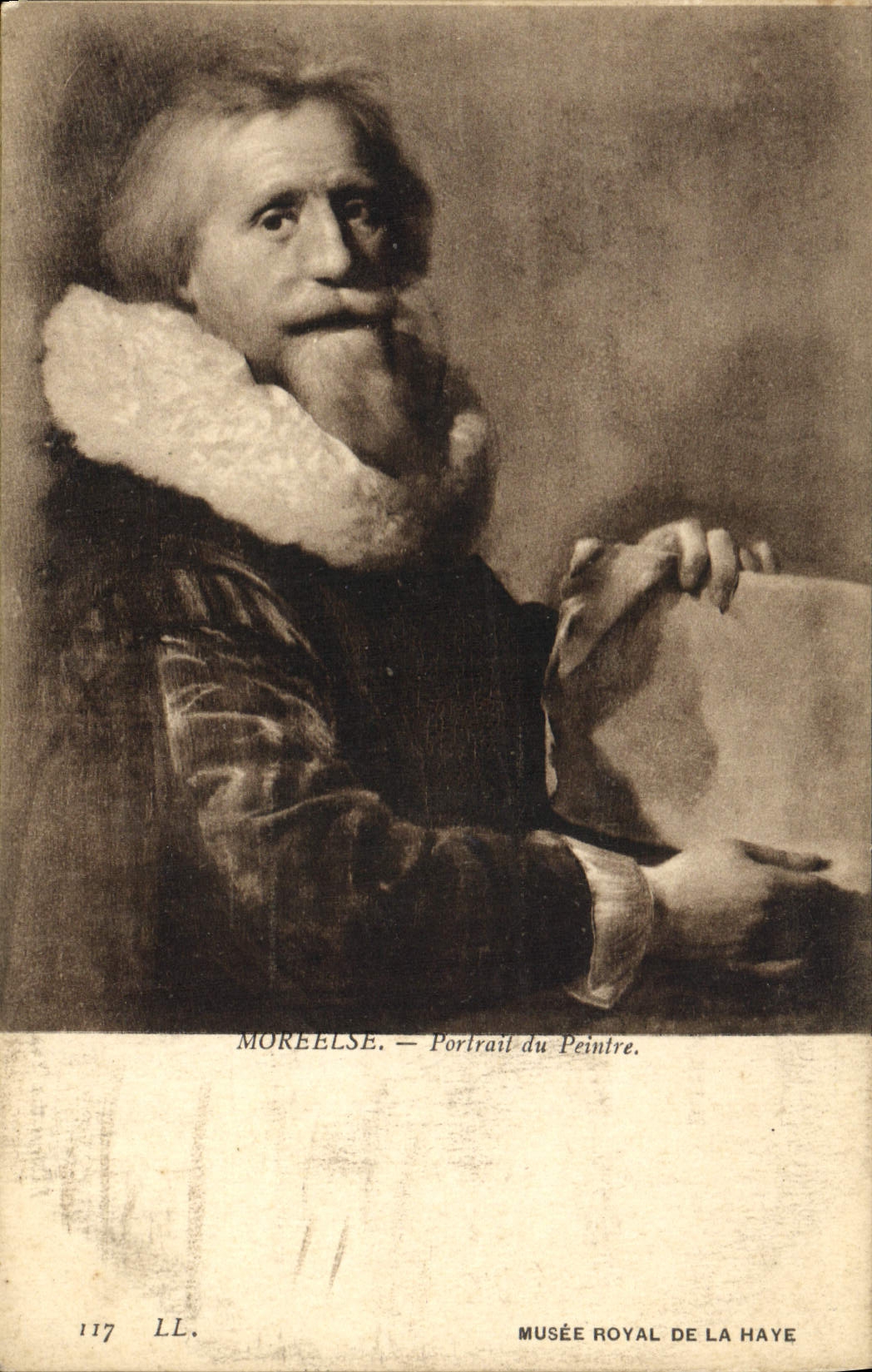 CPA Moreelse Portrait Du Peintre Musee Royal De La Haye