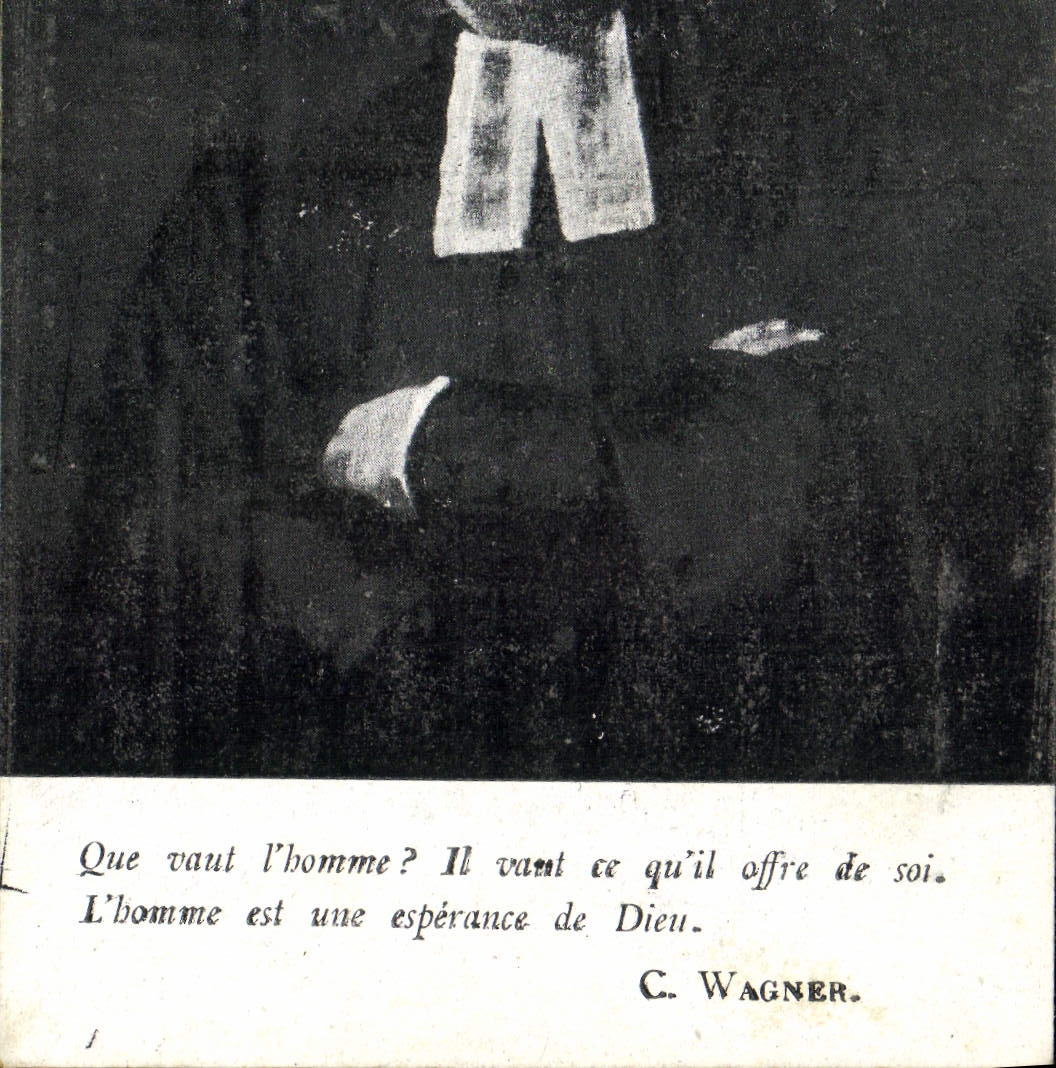 L'homme est une espérance de Dieu — C. Wagner — Le Foyer de l'Ame, Paris