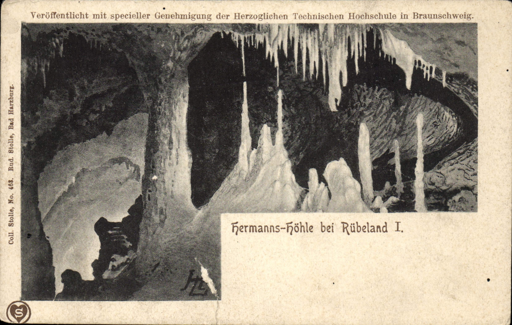 Hermanns-Höhle bei Rübeland I — Hermanns-Höhle bei Rübeland I — Coll. Stolle, No. 463