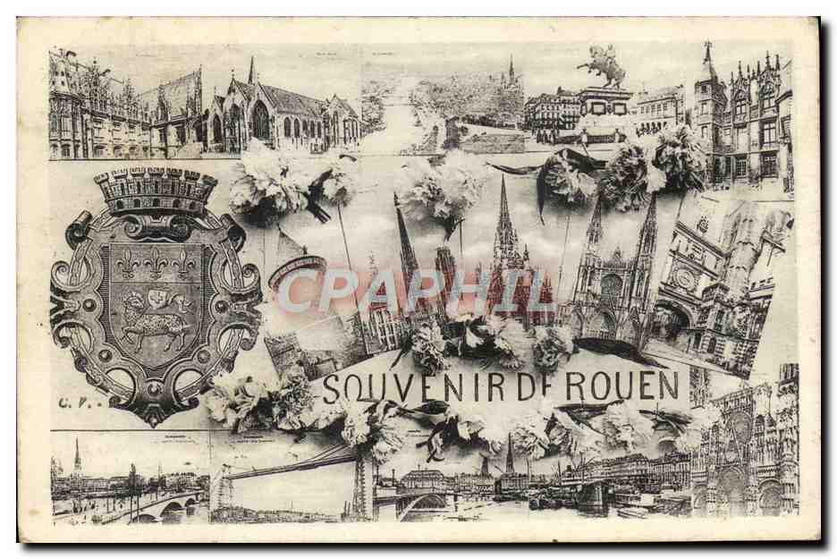 CPA Souvenir De Rouen