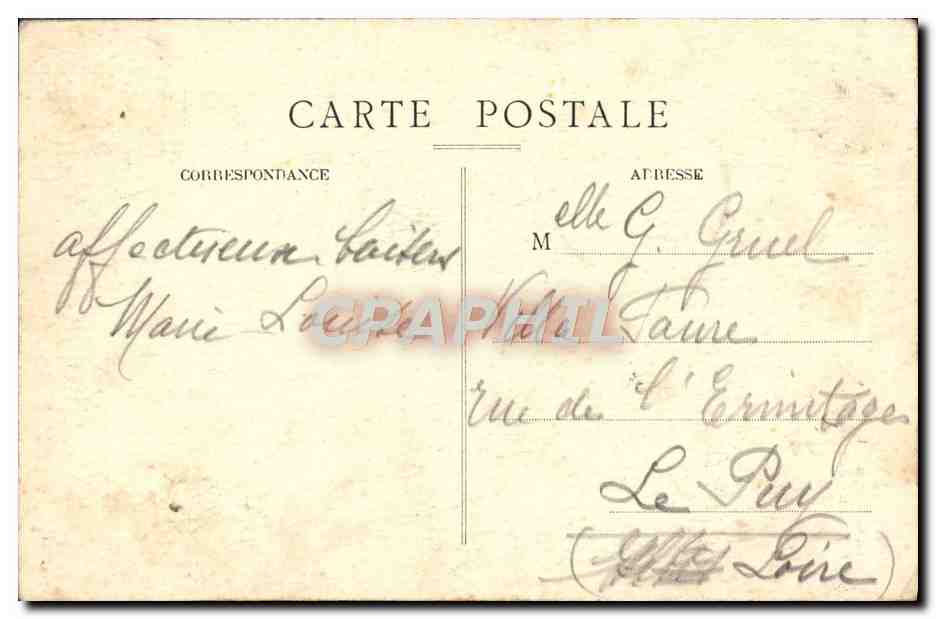 La Creuse pittoresque — Crozant, La Sédelle et les Ruines — P.M. n°1414 — Reverso