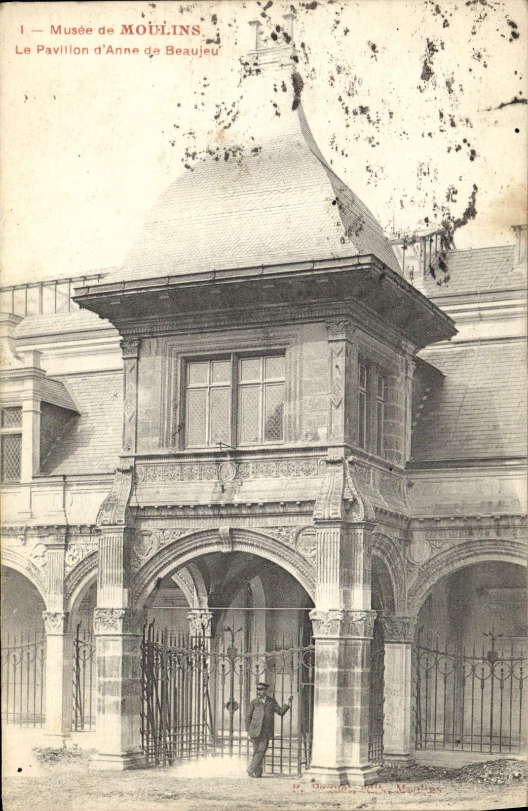 CPA Musee de Moulins Le pavillon d'Anne de Bretagne 