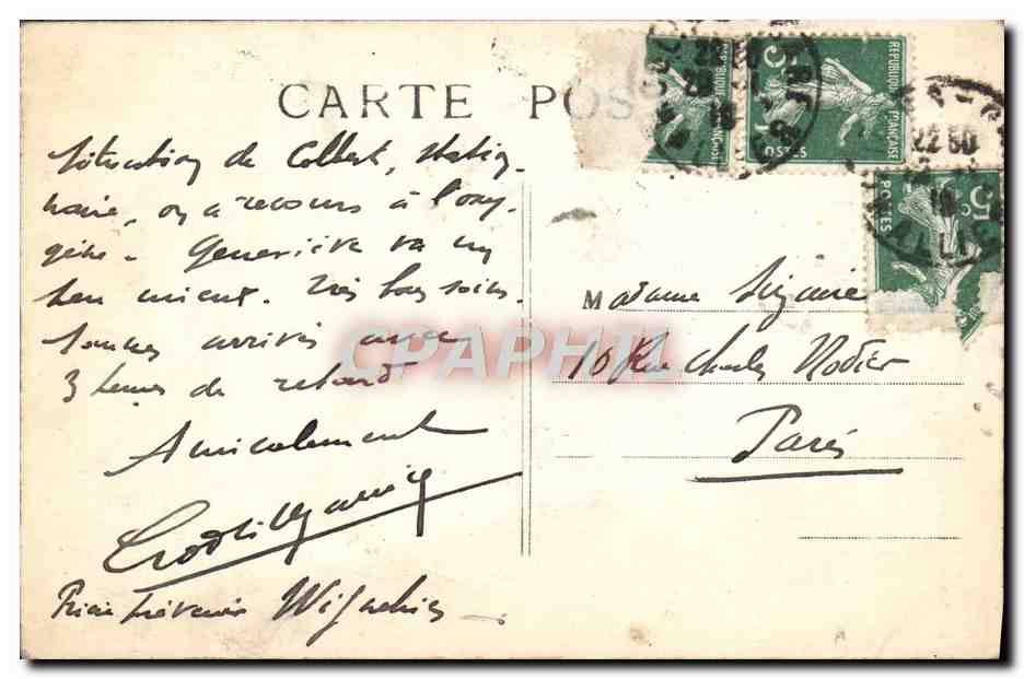 CPA Musee de Moulins Le pavillon d'Anne de Bretagne  — Rückseite