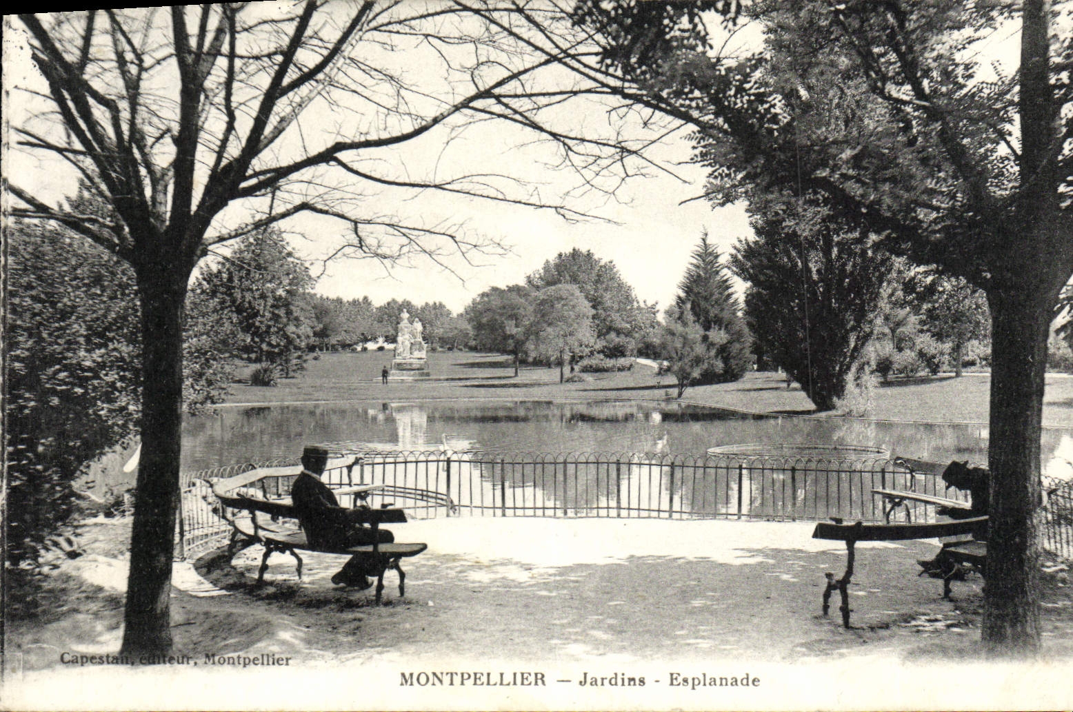 Montpellier — Jardins - Esplanade — Capestan, éditeur, Montpellier