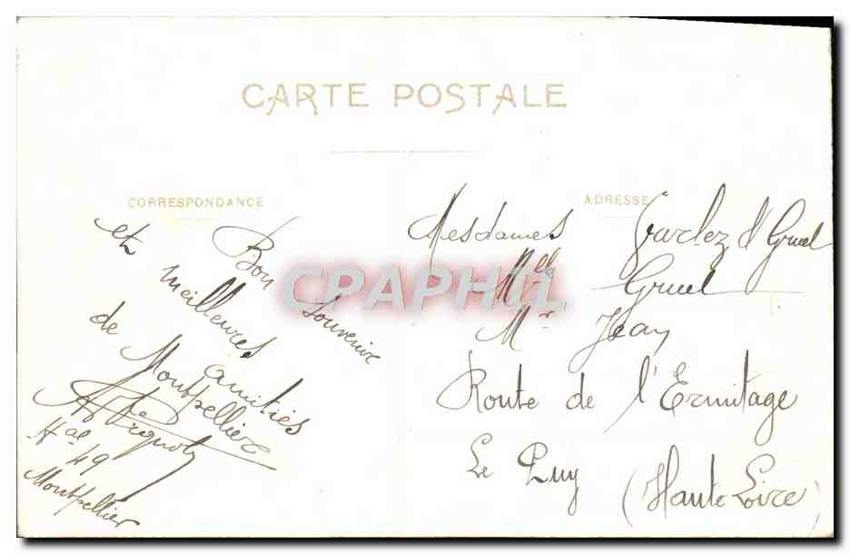Montpellier — Jardins - Esplanade — Capestan, éditeur, Montpellier — Reverso