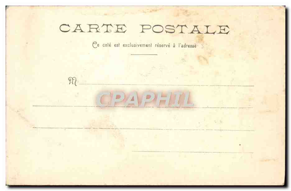 CPA Vernon Foret de Bizy Tombeau de Saint Mauxe — Rückseite