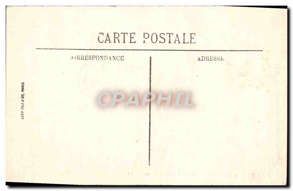 CPA Chateau de Vitre vu de l'eglise Notre Dame — Rückseite