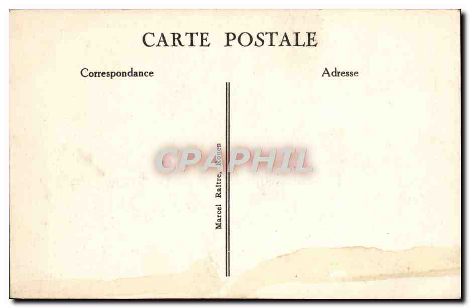 CPA Rouen Place Carnot Vue des Quais et Du Pont — Verso